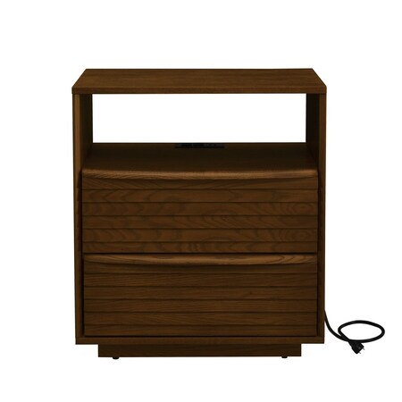 Homeroots 23" Brown Wood Accent Cabinet 691674