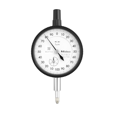 Mitutoyo Dial Indicator, 0.001-5mm, Graduations: 0.001mm 2118A-10