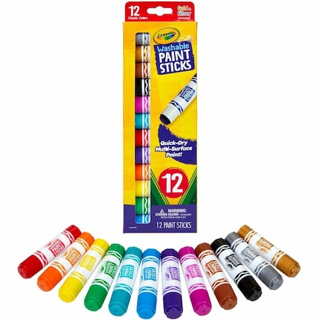 Crayola Washable Paint Sticks, 12PK 546211