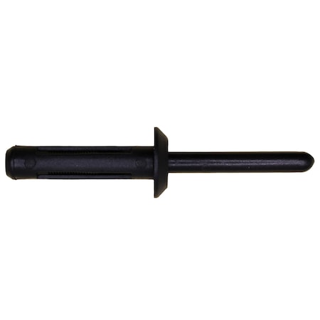 Auveco Nylon Rivet 15/64in Diameter 5/32in-9/32in Grip, 25PK 18913