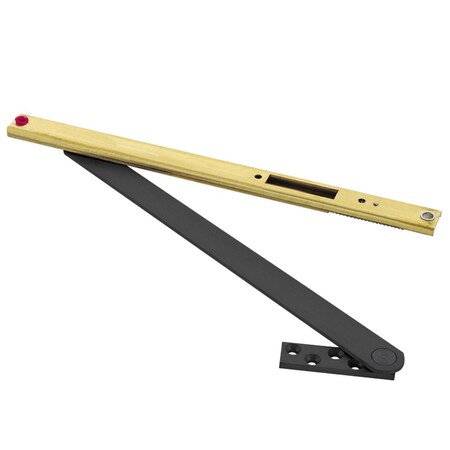 Glynn Johnson Heavy Duty Concealed Overhead Stop Only, Size 3, Flat Black Coated Finish, Non-Handed 103S-SPBLK