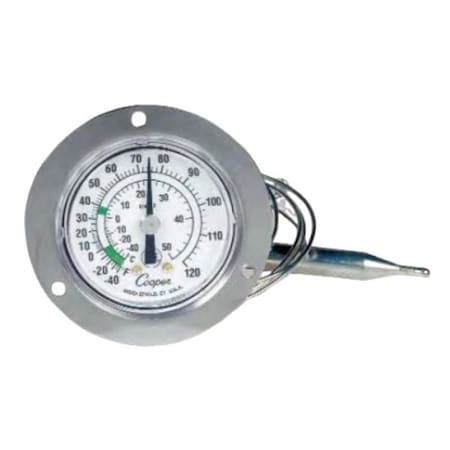 Cooper-Atkins Panel Therm 2" Dial Front Flange 48" Cap 6142-20-3