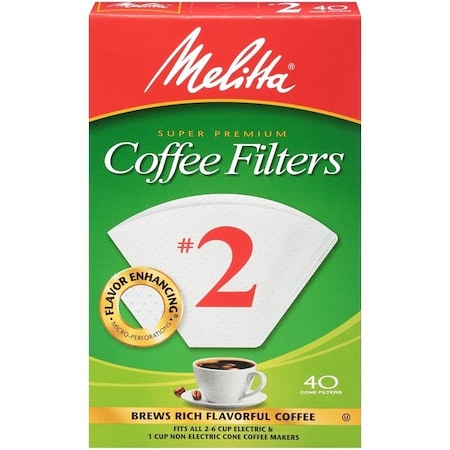 Melitta Coffee Filter, White 622702