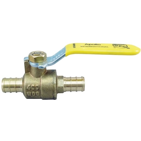 Apollo Valves Valve Ball Pex 1/2 Inch Brass APXV1212