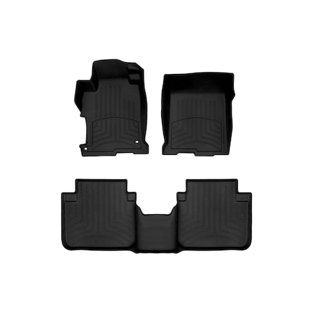 Weathertech Black, Front and Rear FloorLiner HP 44481-1-2IM