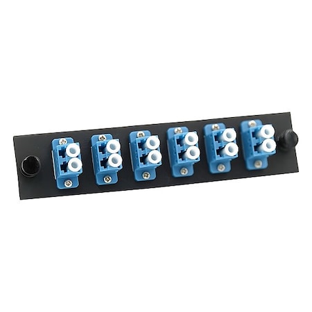 Fibertronics Fiber Optic Adapter Plate LGX-LCDX-6B