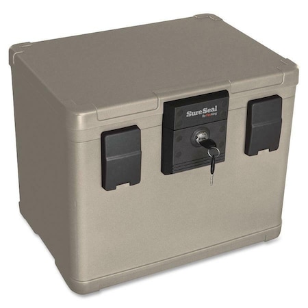 Fire King FireKing SureSeal Fire & Waterproof Document Chest, 16"W x 12-1/2"D x 13"H, 0.6 Cu. Ft. SS106