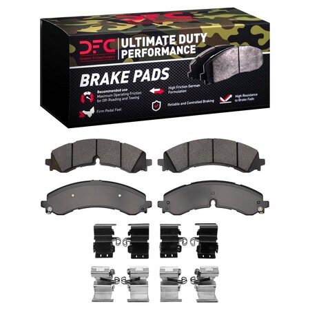 Dfc Ultimate Duty Disc Brake Pad Set,  1400-2250-01