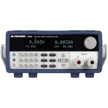 B&K Precision DC Electronic Load, 150 W, 30 A, 120 V 8600B