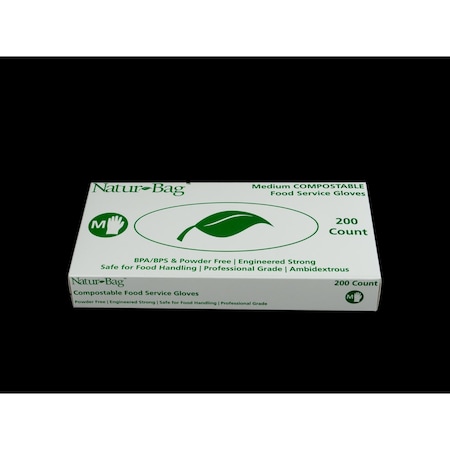 Natur-Bag Medium Food Service Glove, 3in-3.5in, 6PK NT1095-X-00002-6ea