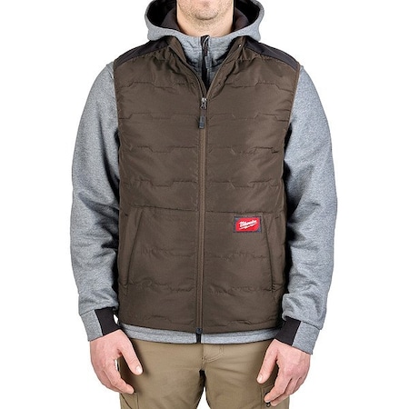 Milwaukee Tool Vest, 2XL, Brown M350N-2X