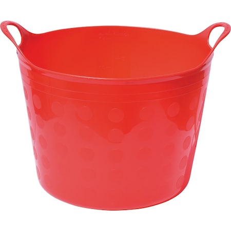 Tuff Stuff Products 4.2 Gal. Red Plastic Flex Tub F4-RD