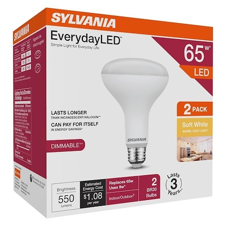 Sylvania BULB LED BR30 SOFT WHITE 65W 42021