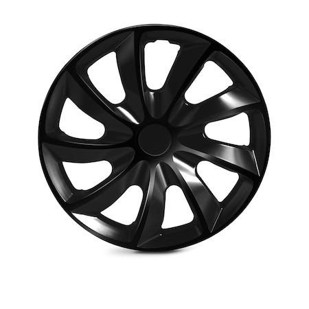 Altertrim 17 in Univ Hubcaps, Snap-On, (Blk Lacq), 4PK CHB-5084-BL-17