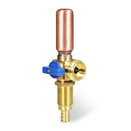 Everflow Replacement Valve W/ Hammer Arrestor 1/2" PEX B Inlet x 3/4" MHT Outlet, Brass, For Cold Water 541PH
