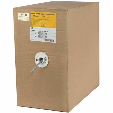 Startech.Com 1000 ft Bulk Cat6 Ethernet Cable Gray WIRC6PATGRRL