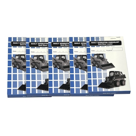 Ideal Warehouse Innovations Replacement Checklist Skid Steer, PK5 70-1084-CP