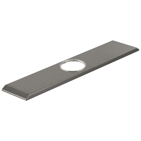 Delta Pivotal 8 Inch Escutcheon, Gasket Studs And Mounting Hardware In Black Stainless RP92233KS