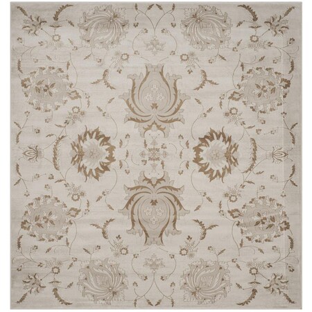 Safavieh Vintage Square Area RugCream & Camel 6 ft.-7 in. x 6 ft.-7 in. VTG579M-7SQ