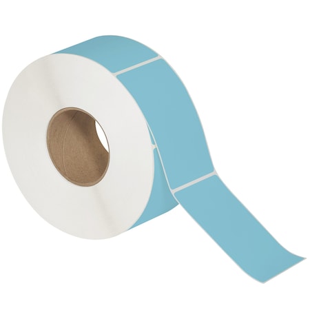 Tape Logic 3 x 5in Blue Direct Thermal Labels THL564