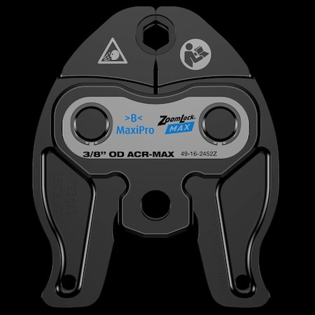 Milwaukee Tool 3/8" ZoomLock MAX Press Jaw for M12 FORCE LOGIC Press Tools 49-16-2452Z