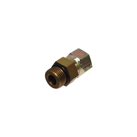 Apache 1/2 In. Male O-Ring x 1/2 In. Female Pipe Swivel Hydraulic Hose Adapter 39005800