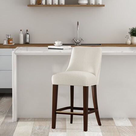 Manhattan Comfort Beever Counter Stool  in Cream CS024-CR