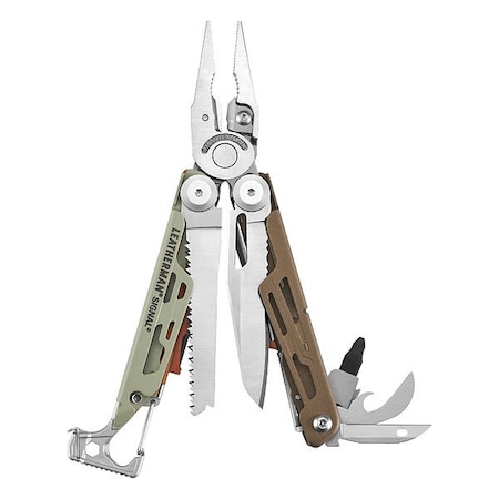 Leatherman Multi Tool Plier, 4 1/2 in L, SS 833442