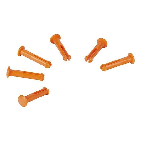 Vikan Pins for Wall Brackets, Orange 10017