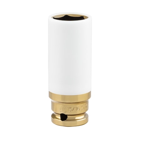 Sunex 1/2 in Drive 15/16 in Extra Thin Wall Wheel Protector Impact Socket 28498