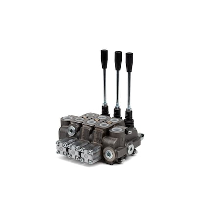 Hydro Custom BSV-3 13 GPM Section Control Valve Assembly - 3 Spool, Lever Control, 228316 228316