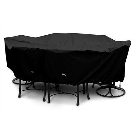 Koverroos Weathermax Medium Rectangular Dining Set Cover- Black - 94 L x 64 W x 28 H in. 77252