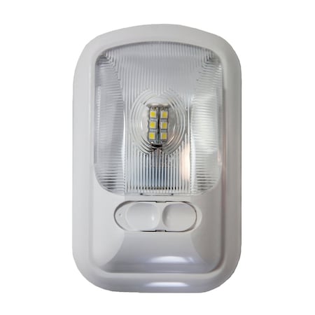 Arcon Arcon 20669; LED Ceiling Single Light; Clear Lens; 8" x 4-3/4"; Bright White; 12 Volt; Single 20669