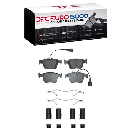 Dfc 5000 Euro Ceramic Disc Brake Pad Set,  1600-1989-11
