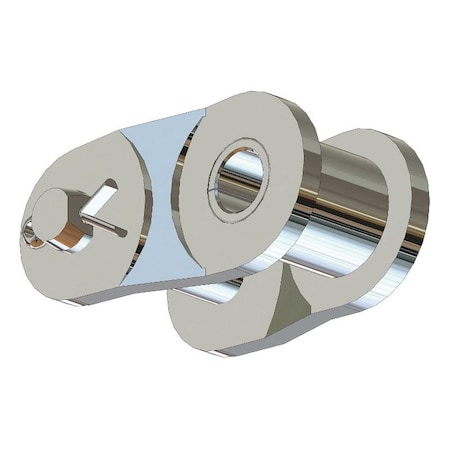 Senqcia Inspire Series SBR 50SSOL Single Strand Cottd Off Link, 50SS chain, 5/8 P, .87 OAW, .2 Pin, 304SS S-50SSOL