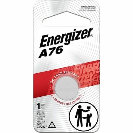 Energizer Energizer A76 Batteries, 1 Pack - For Multipurpose - 1.5 V DC - 1 Each A76BPZ