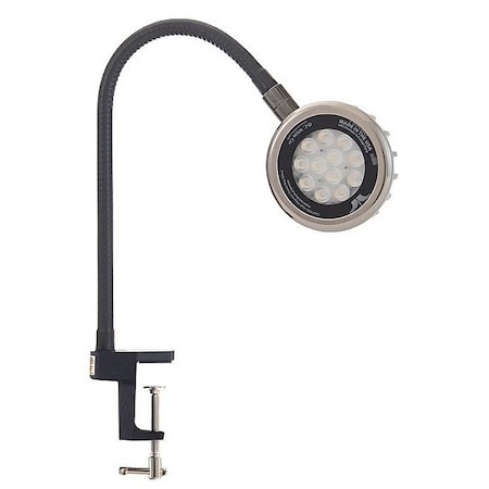 O.C. White Co Spot Light, Gooseneck, 18 W, Black LED-CD18-30-120V