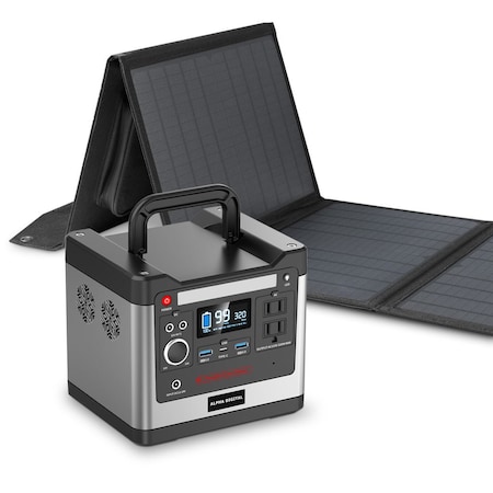 Alpha Digital Power Station- 320W, 298Wh/93120mAh, 40W Solar Panel - Combo CN320-SP-Combo