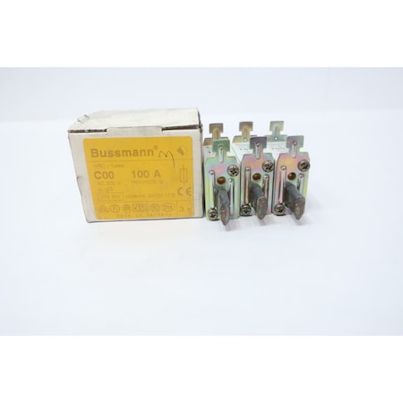 Eaton Bussmann BOX OF 3 HRC FUSE 100A 500V-AC, 2PK 100NHC00