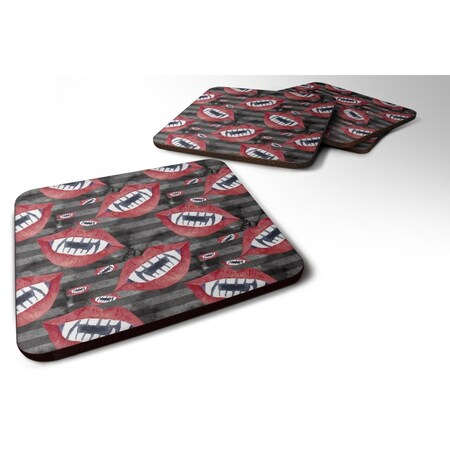 Carolines Treasures Watecolor Halloween Vampire Teeth Foam Coaster, Set of 4 BB7520FC