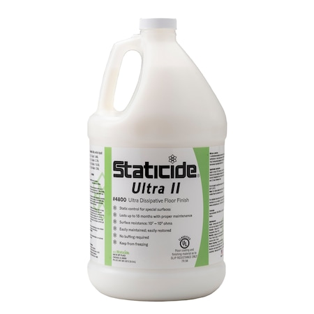 Acl Staticide Floor Finish, 1 gal, High Gloss 4800-1