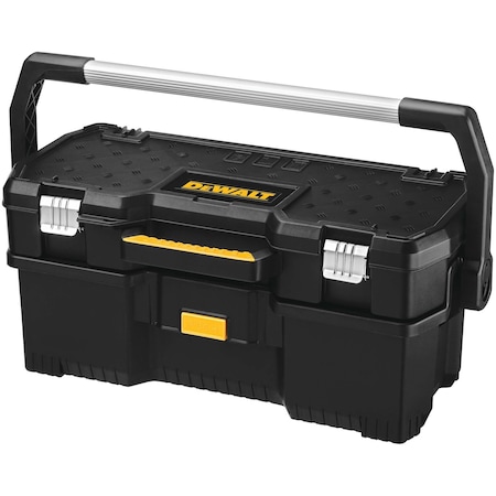 Dewalt DWST Tote With Power Tool Case, Metal, Black, 24 in W x 13 in D x 11 in H DWST24070