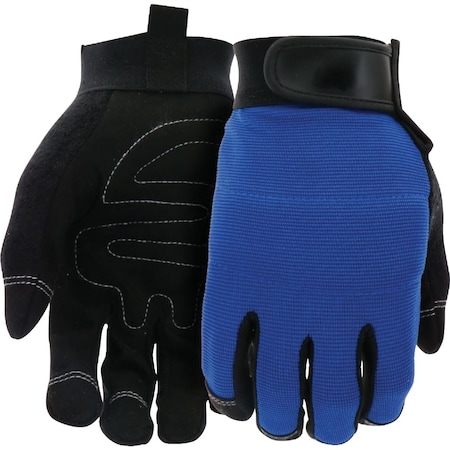 Do It Best Do it Mens Large Polyester Spandex High Performance Glove with Hook & Loop Cuff DB52221-L