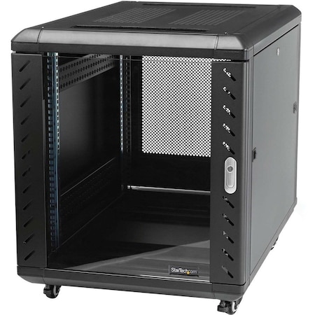 Startech.Com 4-POST 15U 19IN SERVER RACK ENCLOSURE W/ ADJUSTABLE MOUNTING DEPTH - EIA/ECA-31 RK1536BKF