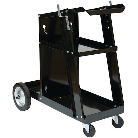 Forney Portable Welding Cart with Cylinder Rack, 90 lb, 3-Shelf, 11-1/2 in OAW, 27-1/2 in OAH 332