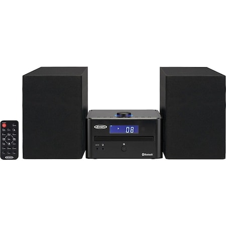 Jensen JBS-210 Micro Hi-Fi System - 4 W RMS - Black JBS-210