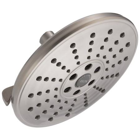 Delta Universal Showering Components H2OKinetic 3-Setting Raincan Shower Head 52688-SS-PR