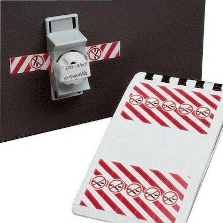 Panduit Lockout Tagout Label, 1/2 In. H, PK60 PSL-CBWL