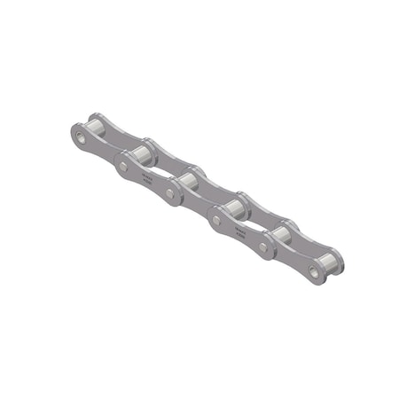 Senqcia Hi-Max Transmission Series Double Pitch Riveted, 10 ft OAL, 1.25P, .4 Dia x 3/8 W A2050HMRB