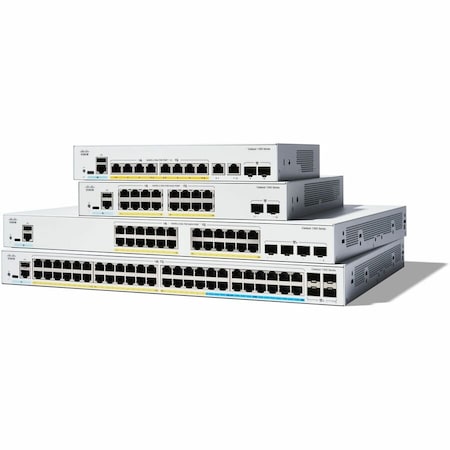 Cisco Catalyst 1300 8-port GE, Full PoE, 2x1G Combo C1300-8FP-2G
